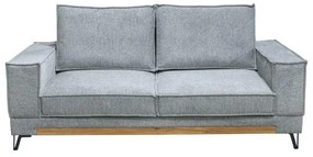 Διθέσιος Καναπές Loftio Fylliana με Ύφασμα Γκρί 190x95x89εκ 190x95x89 εκ.