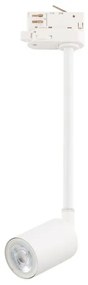 Σποτ Φωτιστικό Τριφασικής Ράγας 36x14,5cm GU10 10W IP20 Tracer TK Lighting-4930-Λευκό 4930