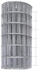 vidaXL Ευρωπαϊκός Φράχτης με 13 Στήλες 0.4x25 μ Γαλβανισμένος Χάλυβας