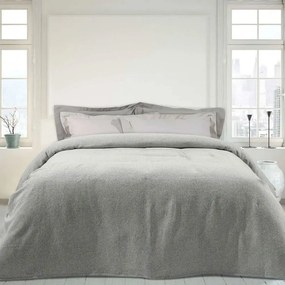 Κουβέρτα Πικέ 1209 Ecru-Grey Das Home Υπέρδιπλο 220x240cm 100% Βαμβάκι