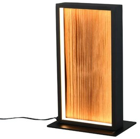 Επιτραπέζιο Φωτιστικό Kalea 555510130 11W 1150lm 3000K 18x12x30,3cm Black-Natural Trio Lighting