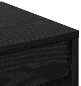 vidaXL Γραφείο Άλλο Μαύρη δρυς 60 x 40 x 76 εκ. Επεξεργασμένο ξύλο