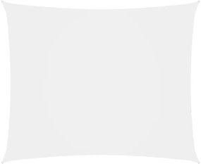 Πανί Σκίασης Ορθογώνιο Λευκό 5 x 6 μ. από Ύφασμα Oxford