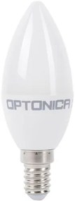 OPTONICA LED λάμπα candle C37 1429, 8W, 4500K, 710lm, E14