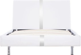 vidaXL Πλαίσιο Κρεβατιού Λευκό 90 x 200 εκ. από Συνθετικό Δέρμα
