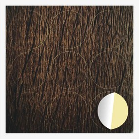 vidaXL Αυτοκόλλητη Κάλυψη Βιδών 12 pcs Καφέ δρυς Ø 20 x 0,5 mm