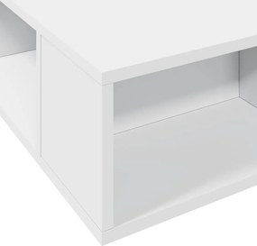 vidaXL Πλαίσιο Κρεβατιού Λευκό 160x200 εκ. Επεξεργασμένο Ξύλο