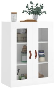 vidaXL Ντουλάπι Τοίχου Γυαλιστερό Λευκό 69,5 x 34 x 90 εκ.