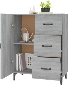 vidaXL Ντουλάπι Γκρι Sonoma 69,5 x 34 x 90 εκ. από Επεξεργασμένο Ξύλο