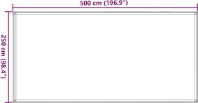 vidaXL Χαλί Σκηνής Ανθρακί 250 x 500 εκ.