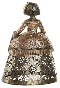 Διακοσμητική Φιγούρα Home ESPRIT Χρυσό 18 x 11,5 x 24 cm (3 Μονάδες)