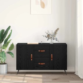 vidaXL Πλαϊνό γραφείο Μαύρη Οξυά 100 x 36 x 60 εκ. Επεξεργασμένο ξύλο