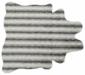 Χαλί DKD Home Decor 160 x 150 x 2 cm Γκρι πολυεστέρας Λευκό