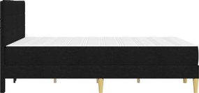 vidaXL Σκελετός Κρεβατιού Μαύρο 140 x 200 cm Πολυεστέρας