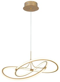 Φωτιστικό Οροφής Lorra 4250800 Led Gold Viokef Metal