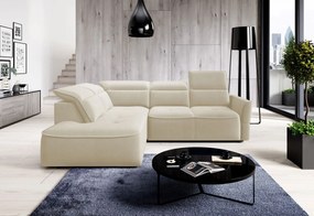 Γωνιακός καναπές Morello L-Ekrou-Αριστερή