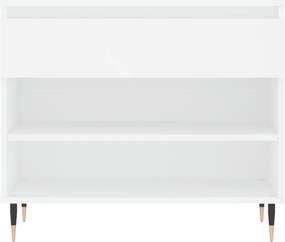 vidaXL Παπουτσοθήκη Λευκή 70 x 36 x 60 εκ. από Επεξεργασμένο Ξύλο