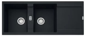 Franke Maris MAG 621 Matte Black Γρανιτένιος Νεροχύτης 80cm