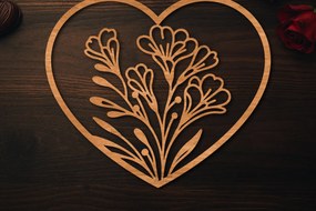 Σετ των 2 Intra απο ξύλο plywood 3mm-4mm πάχος – Ξύλο κοπής Valentine Heart Δίασταση  20x20 cm INTRAFABR-113518601
