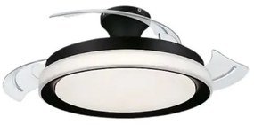Ανεμιστήρας Με Φωτιστικό Οροφής Bliss 35+28W Philips 929004081701 Μαύρο