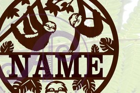 Σετ των 2 Intra απο ξύλο plywood 3mm-4mm πάχος – Sloth Όνομα Αποκοπή αρχείου Δίασταση 20x20 cm INTRAFABR-67419453