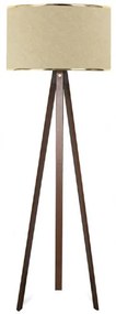 Φωτιστικό Δαπέδου Rosling Mdf- Ύφασμα Pvc Καρυδί-μπεζ 38x21x140εκ GP029-0001,10 Megapap-GP029-0001,10-Μπεζ GP029-0001,10