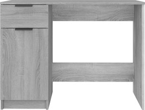 vidaXL Γραφείο Γκρι Sonoma 100x50x75 εκ. από Επεξεργασμένο Ξύλο