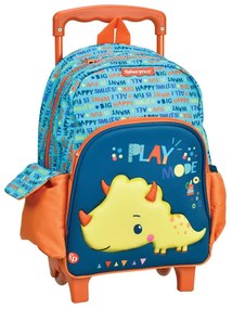 Σχολική Τσάντα Τρόλεϊ Νηπιαγωγείου (25x15x30) Fisher Price Dino 349-36073