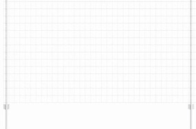 vidaXL Φράχτης με Στήλες. Ασημί 1.4 x 10 m Ατσάλι