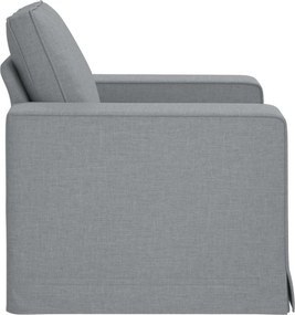 vidaXL Καναπές Ανοιχτό γκρι