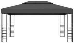 vidaXL Κιόσκι Ανθρακί 3 x 4 μ.