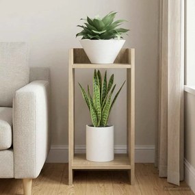 vidaXL Βάση φυτών Sonoma Δρυς 30 x 30 x 60 cm Επεξεργασμένο Ξύλο