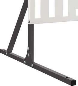 vidaXL Οθόνη Ιδιωτικότητας Γκρι 100 x 50 x 180 εκ. Ατσάλι