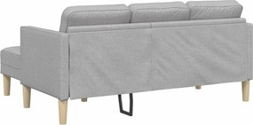 vidaXL Σετ Καναπέ Σκίουρος Γκρί 173 x 131 x 67 εκ Πολυεστέρας