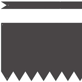 vidaXL Περίγραμμα γκαζόν 50 pcs Μαύρο 100 x 0.05 x 20 εκ