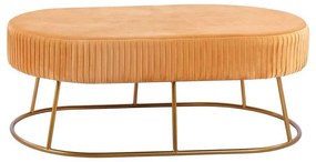 Σκαμπό-Παγκάκι Alinafe HM8635.09 118Χ64Χ40,5Y cm Gold Velvet, Metal