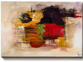Πίνακας Καμβάς 529TCR1566 100x70cm Multi Wallity Οριζόντιοι Wood, Canvas