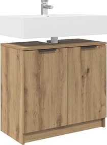 vidaXL Ντουλάπι Μπάνιου Artisan Oak 64,5 x 33,5 x 59 εκ.