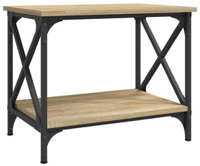 vidaXL Βοηθητικό Τραπέζι Sonoma Δρυς 55x38x45 εκ. Επεξεργασμένο Ξύλο