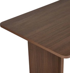 Τραπέζι Linza Megapap χρώμα καρυδί 180x90x75εκ.