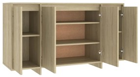 vidaXL Ντουλάπι Sonoma Δρυς 135x41x75 εκ. Επεξεργασμένο Ξύλο