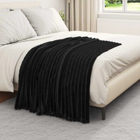 vidaXL Ριχτάρια 6 pcs Μαύρο 150 x 130 εκ Μαλλί