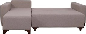 Corner Sofa-Bed Tloft Mini - Cream Cream