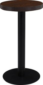 vidaXL Τραπέζι Bistro Σκούρο Καφέ 40 εκ. από MDF