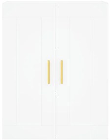 vidaXL Ντουλάπι Λευκό 69,5x34x180 εκ. από Επεξεργασμένο Ξύλο
