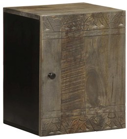 vidaXL Ντουλάπι Μπάνιου Επιτοίχιο 38x33x48 εκ. από Μασίφ Ξύλο Μάνγκο