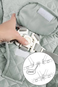 Καρέκλα φαγητού Lina 2 σε 1-Leuko-Prasino