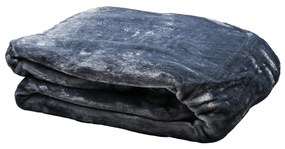 Κουβέρτα μινκ σε χρώμα γκρι 220x230