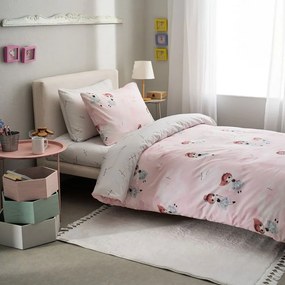 Σεντόνια Παιδικά Rozy (Σετ 3τμχ) Pink Vesta Home Μονό 170x260cm 100% Βαμβάκι