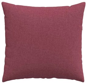 vidaXL Μαξιλάρι Καναπέ 2 pcs Κόκκινο 45 x 45 cm ύφασμα